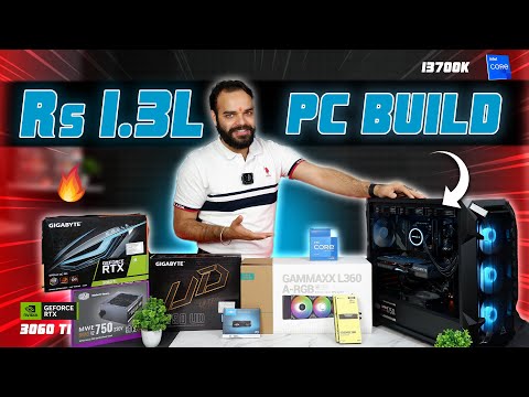 *ULTIMATE* Rs 1.3 Lakh Intel 13th Gen Gaming & Editing PC Build | Intel i7 13700K & RTX 3060Ti