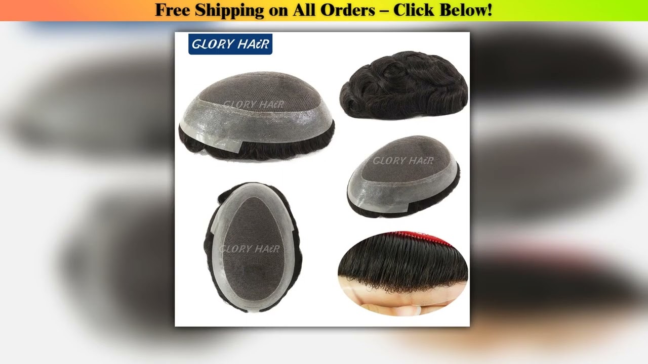 Dura Australia Men's Hair Prosthesis Free Style Man Toupee Capillary Prosthesis Human Hair Wigs