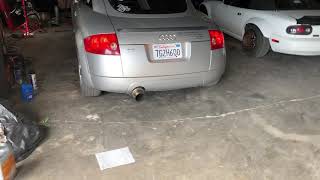 2001 Audi TT 180 FWD launch control SHOOTS FLAMES