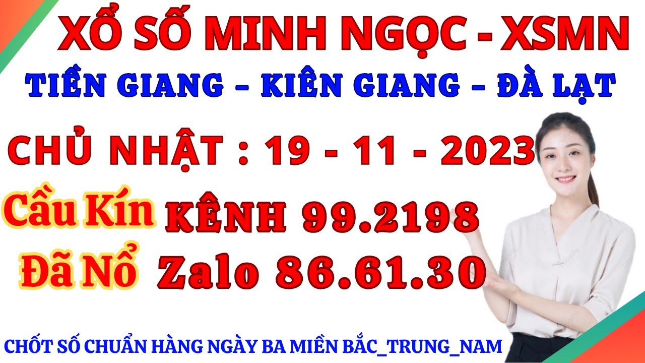 XSMN Minh Ngọc - Trực tiếp Xổ Số Miền Nam - KQXS Miền Nam ngày 19/11 ...