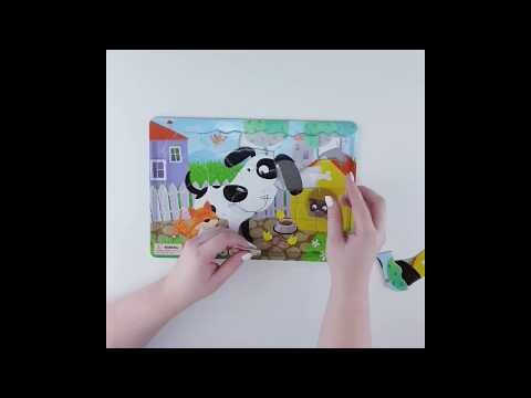 Dodo R300182 Пазл в рамке Собачка 21 элемент