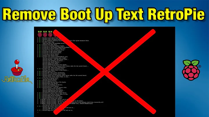 Remove Boot Text RetroPie On The Raspberry Pi