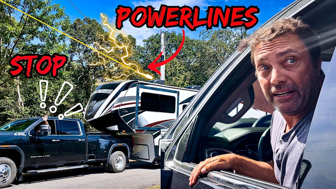 SHOCKING SITUATIONS 😱 ( RV vs Powerlines ) ✨ RV LIFE EP161