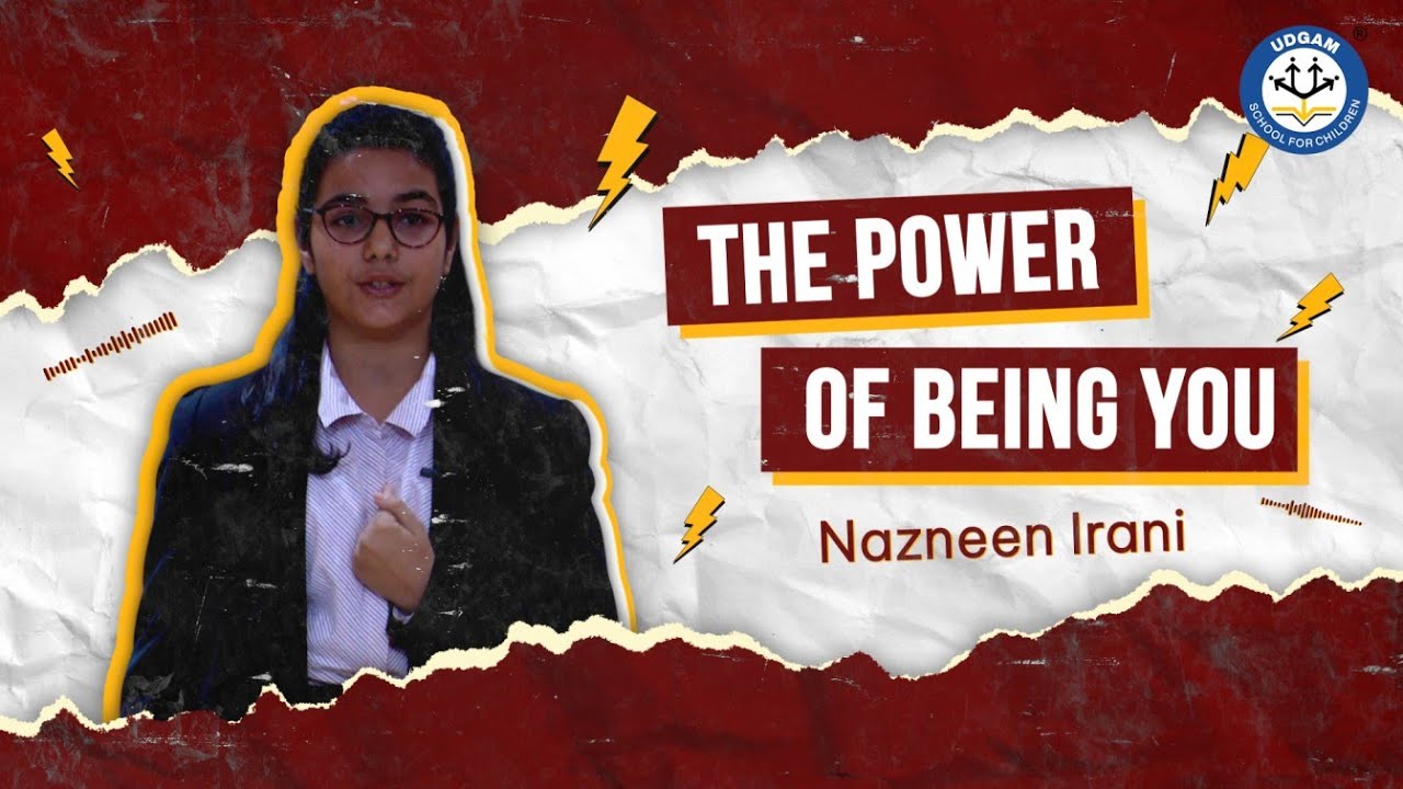 Ted Ed Speaker from Udgam School- Nazneen Irani