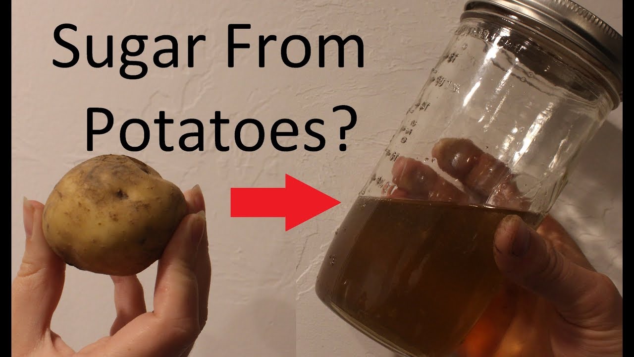 Potato Syrup - I make a sweet glucose syrup from my homegrown potatoes.