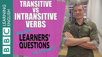 Transitive and intransitive verbs - Learners