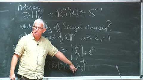 Complex hyperbolic geometry - J. Parker - Lecture 02