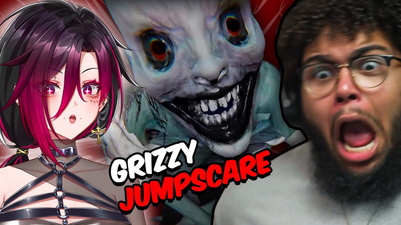 ГРИЗИ САМАЯ СМЕШНАЯ РЕАКЦИЯ НА СКРИМЕРЫ!