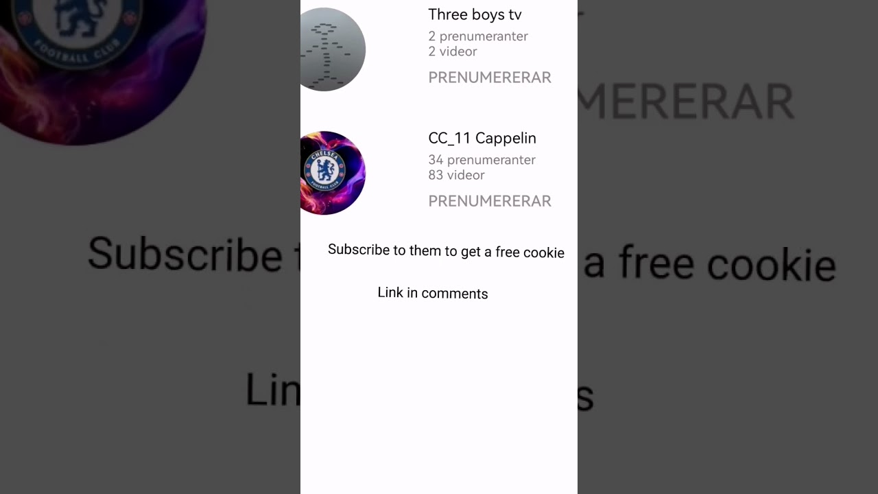 subscribe to three boys tv and cc 11 Cappelin😁