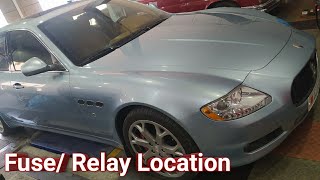 Maserati Fuse Location.All Fuse Location In MASERATI Maserati Wont Start Check This Fuse First