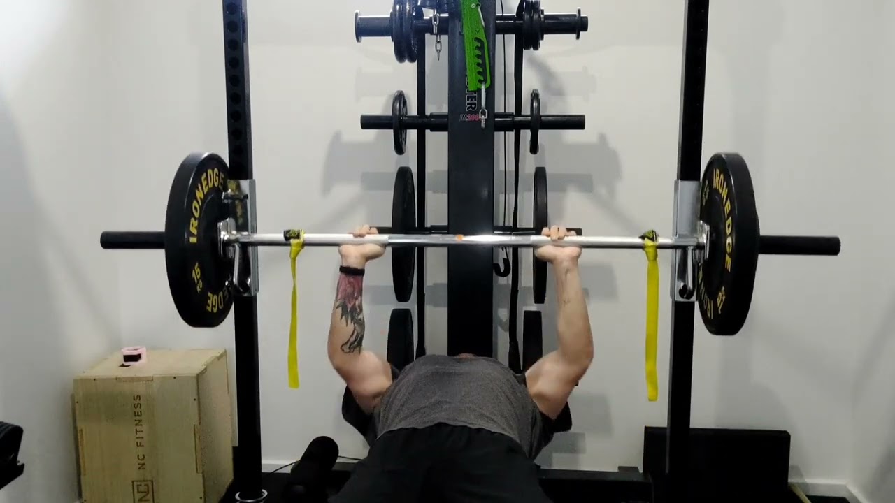ironmaster im2000 smith machine close grip bench press 