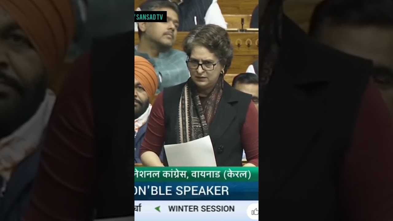 Priyanka Gandhi 150 year complete national anthem