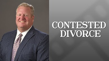 What is a contested divorce in Texas? | Mark Scroggins
