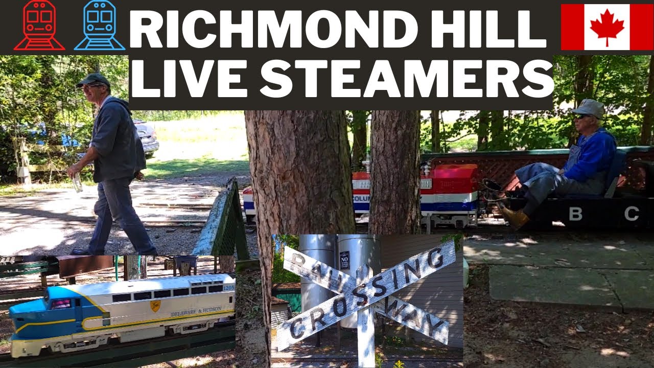 Richmond Hill Live Steamers Miniature Ridable Steam, Electric and
