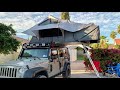 We set up our new Smittybilt Overlander XL Gen 2 Rooftop Tent