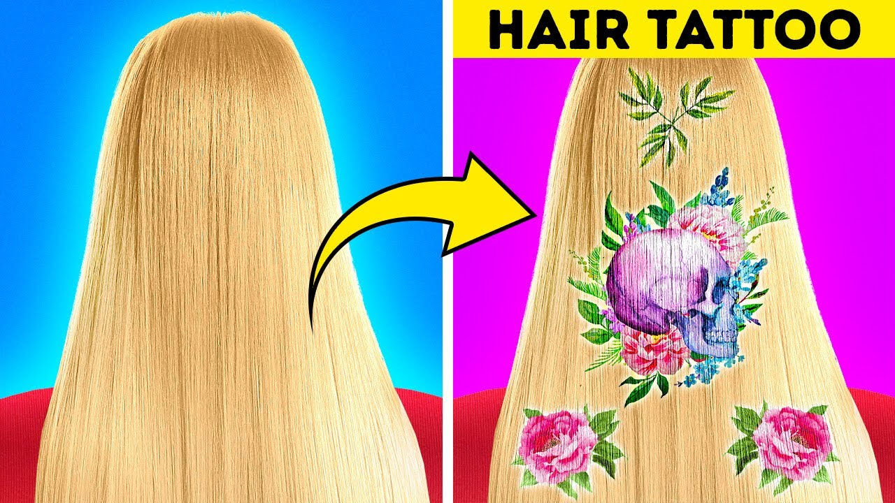 DIY Hair Tattoo and other Beauty Hacks for Perfect Look