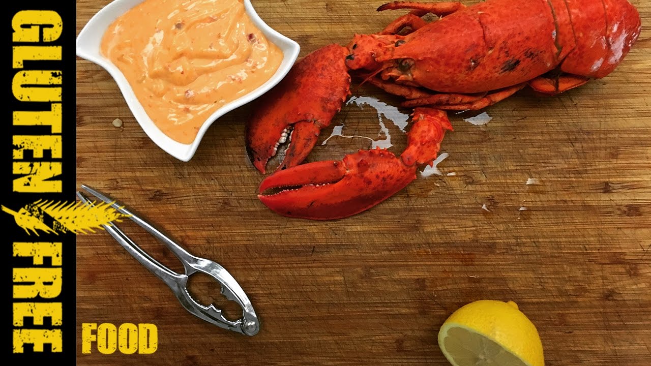 mayonnaise Red lobster with harissa mayo - gluten free recipe