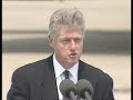 President Clinton Regarding TWA Flight 800 (1996)