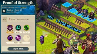 NO LEGENDARY | Proof of Strength ( Rank 4 – Stage 10 ) | Sword of Convallaria