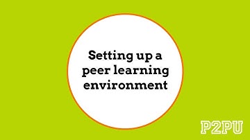 Setting up a peer learning environment