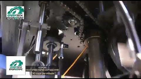 Fully Automatic Paper Cup Making Machine (GT PC- 90)