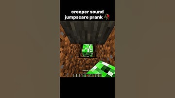 Minecraft Creeper Trap Moment #minecraft #shorts