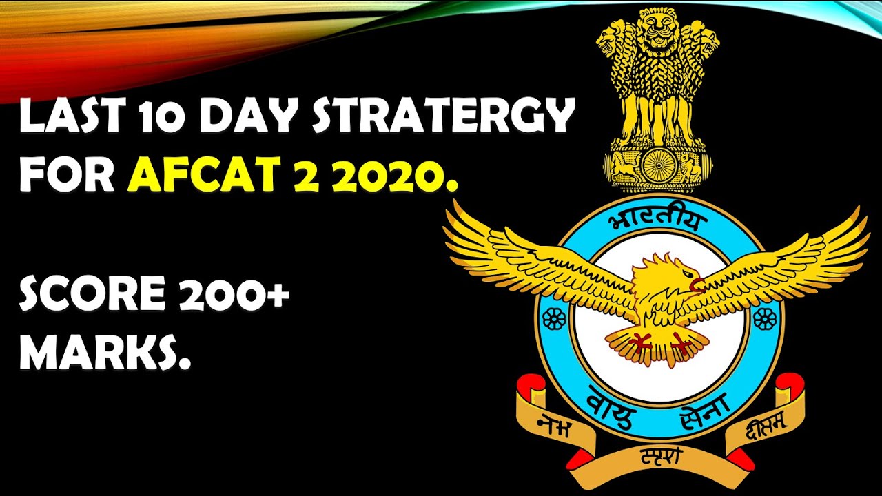 Afcat 2 2020 last 10 days strategy || Mock Papers.