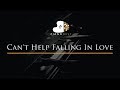 Cant help falling in love  piano karaoke  sing along cover with lyrics