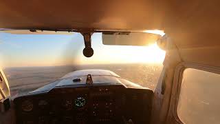 Cessna 150 practicing LOC 11 at Olney Noble, IL(KOLY)