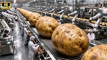 Inside a Modern Potato Chip Factory – Full Production Process from Whole Potatoes to Crispy Snacks