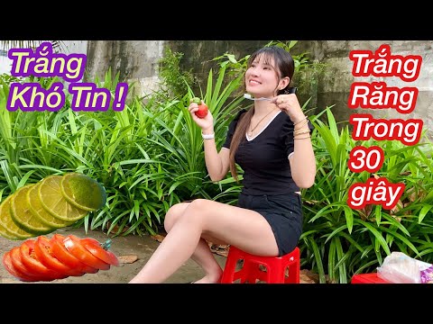 Cách Làm Trắng Răng Cấp Tốc Tại Nhà Đơn Giản Hiệu Quả/Làm Trắng Răng Sau 1 Lần Sử Dụng