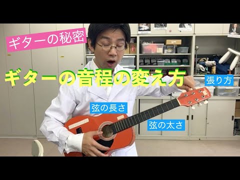 ギターの音程の変え方（長さ・張り方・太さ）【科学のネタ帳】