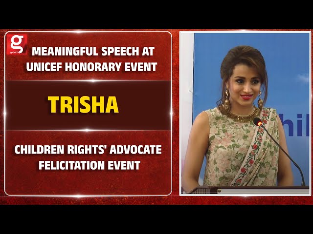 Trisha Expresses Huge Fear Over Rape On Women In India