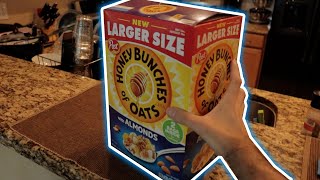 I eat cereal for 10 minutes