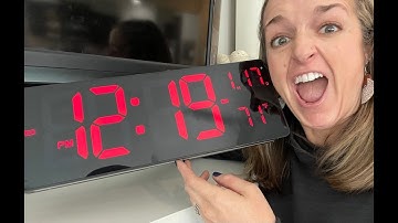 XREXS 16.5" Digital Clock Large Display with Remote Control- REVIEW- so many uses!