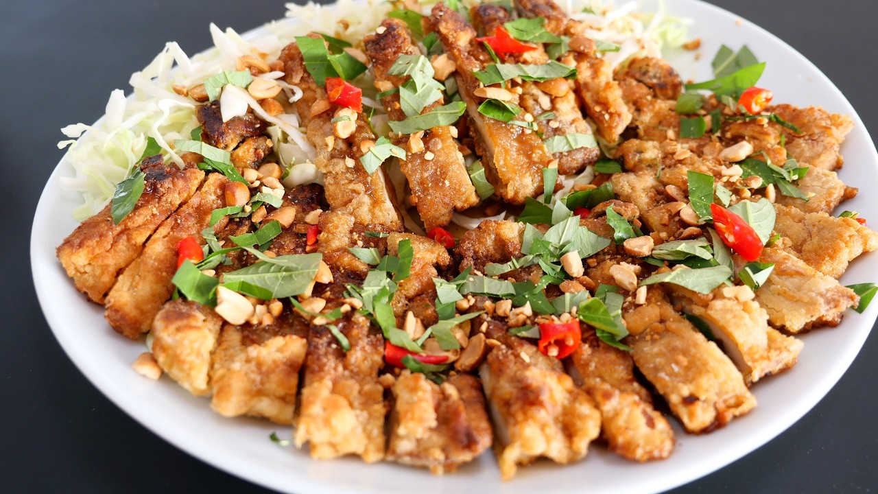 Nấm Làm Món này Ai Cũng Nghĩ Là Gà Chiên Giòn, Món Chay Dễ Làm Nhanh Lẹ cho Tiệc Chay, Vanh Khuyen