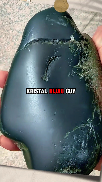 Batu Hitam Legam Mulus Licin #batukristal #kristal #mencarikristal