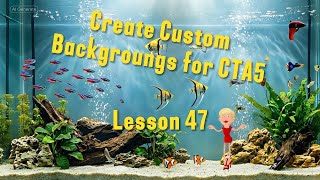 Create Custom Backgrounds in 4 Easy Steps (Lesson 47 - Learn Cartoon Animator 5)