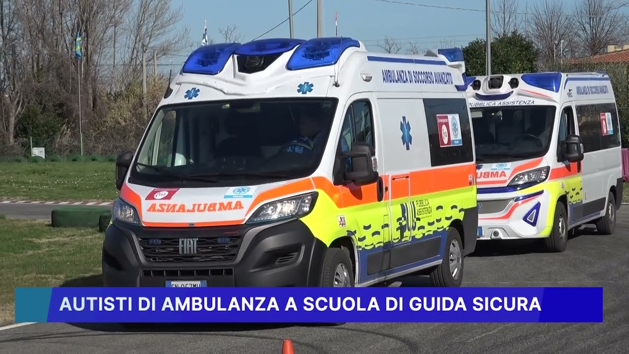 AUTISTI DI AMBULANZA A SCUOLA DI GUIDA SICURA
