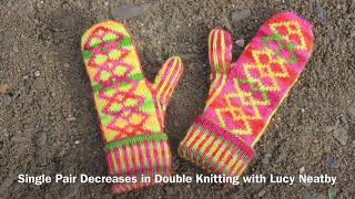Single Decrease pairs for Double Knitting