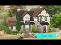 COBBLEBOTTOM TOWN HOME 🌺🌲 | The Sims 4: Cottage Living Speed Build