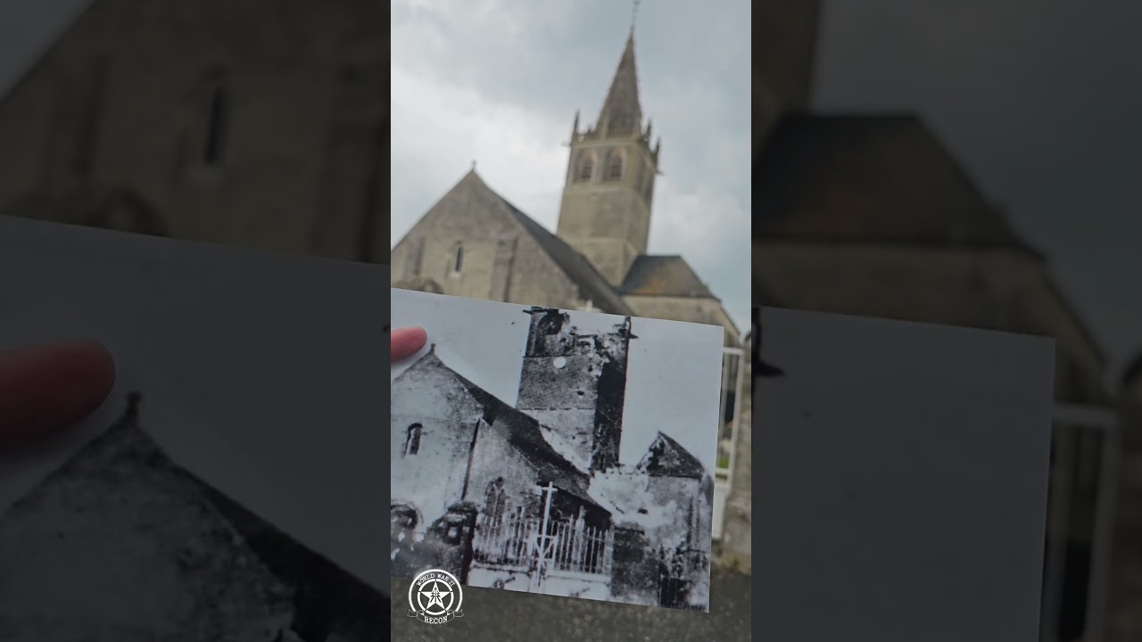Band of Brothers Saw THIS... (Normandy Church Then vs Now) 
