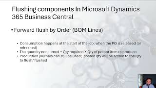 D365BC Flushing Methods Explained