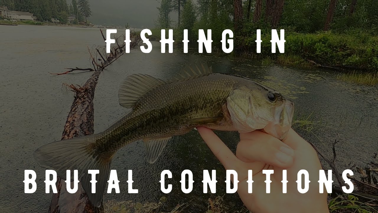 FISHING At CHRISTINA LAKE In BRUTAL CONDITIONS (EXTREME RAIN STORM)!!!