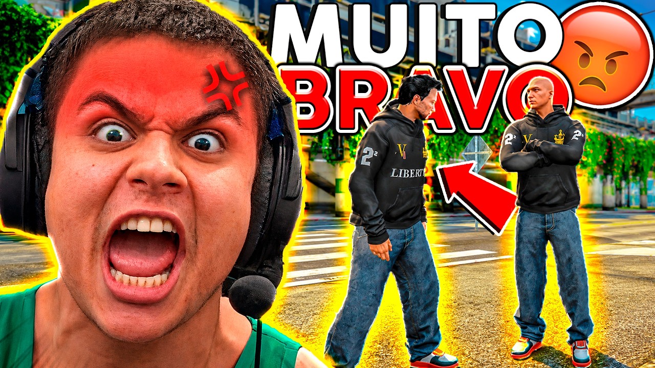 PASSEI RAIVA NA CIDADE 🤬 GTA RP (Paulinho o LOKO)