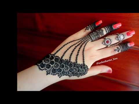 Best And Beautiful Easy Simple Henna Mehandi Designs Images For Hands ‖ Mehndi Art By Hira