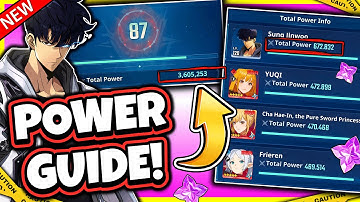 BOOST YOUR POWER NOW! JINWOO & HUNTER POWER GUIDE! TIPS & TRICKS YOU MUST DO! [Solo Leveling: Arise]