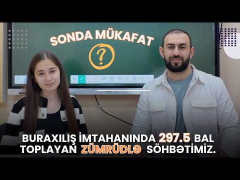 Buraxılış imtahanında 297.5 bal toplayan Zümrüdlə söhbətimiz. #azerbaycandili #natiqvahidov