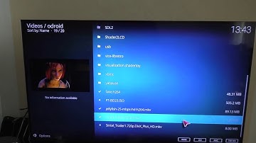 Kodi auto frame rate adjust example video on ODROID XU4