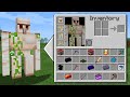 How to BUY inventory from a IRON GOLEM ! MINECRAFT VILLAGE SHOP CHALLENGE! Animation